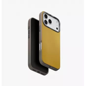 Husă UNIQ Lyden DS pentru iPhone 17 Pro Max MagClick Charging galben/gri