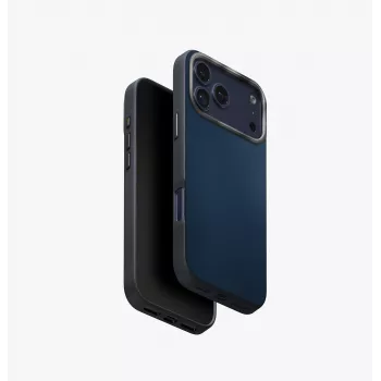 Husă UNIQ Lyden DS pentru iPhone 17 Pro Max MagClick Charging albastru/neagră