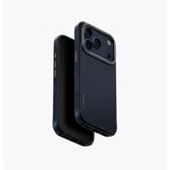 Husă UNIQ Keva pentru iPhone 17 Pro MagClick Charging albastră
