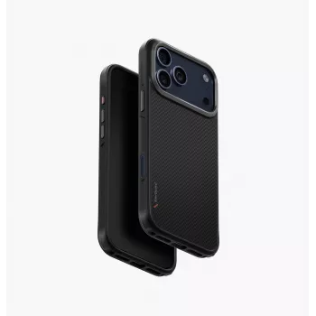 Husă UNIQ Keva pentru iPhone 17 Pro Max MagClick Charging neagră