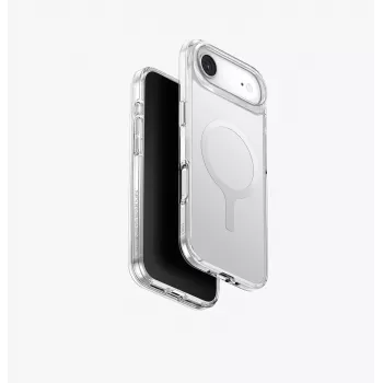 Husă UNIQ Clario pentru iPhone Air cu încărcare Magclick Transparent