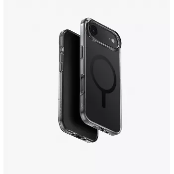 Husă UNIQ Clario pentru iPhone Air, MagClick Charging, neagră