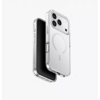 Husă UNIQ Clario pentru iPhone 17 Pro Magclick Charging transparent