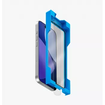 Folie de protecție din sticlă călită UNIQ Optix Exofit Vividdo pentru iPhone 17 Pro Max cu aplicator