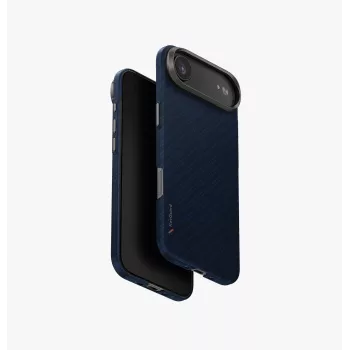 Husă UNIQ Keva EDGE pentru iPhone AirMagclick Charging albastru