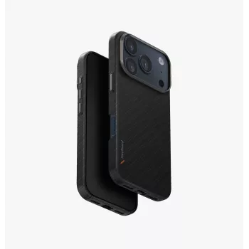 Husă UNIQ Keva Edge pentru iPhone 17 Pro cu MagClick Charging, portocaliu
