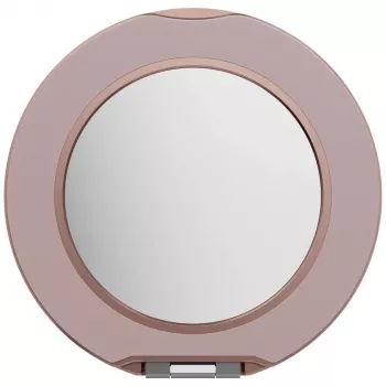 Suport magnetic de telefon pentru mașină UNIQ Coehl Luna cu oglindă și ventuză roz