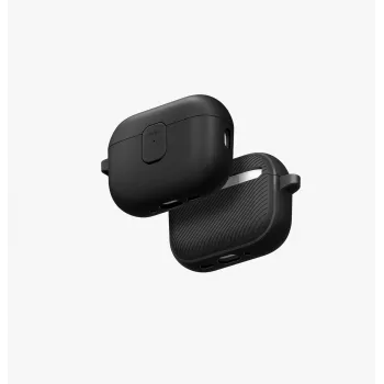 Husă UNIQ Clyde pentru AirPods Pro gen. 3 neagră/gri