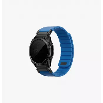Curea din silicon UNIQ Fluo x Smart-Fit pentru Garmin 22mm - albastru