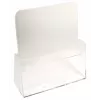 Exacompta suport de tejghea A4 cu 1 compartiment, polistiren, transparent, 85 x 235 x 247 mm (74058D)
