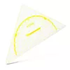 ARISTO Geodreieck 2 echer, 80 cm, transparent, plexiglas