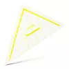 ARISTO Echer pentru tablă, 80 cm, cu mâner, plastic transparent (AR1650W)