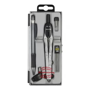 ARISTO compas de precizie negru (AR80084)