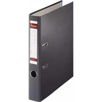 Bene biblioraft cu pârghie A4 52 mm gri ardezie plastic PP