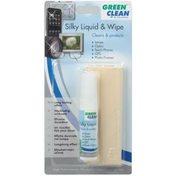 GREEN CLEAN GCLC-1000 Set de curățare optică - lichid de curățare și lavetă din microfibră