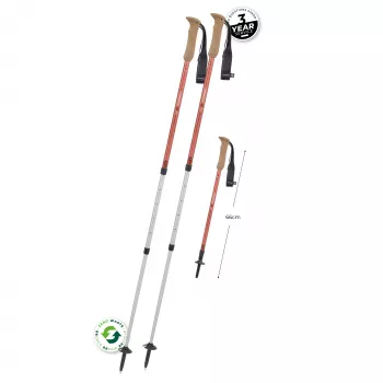 Bețe de trekking Komperdell Highlander Zero Burnt Orange (pereche)