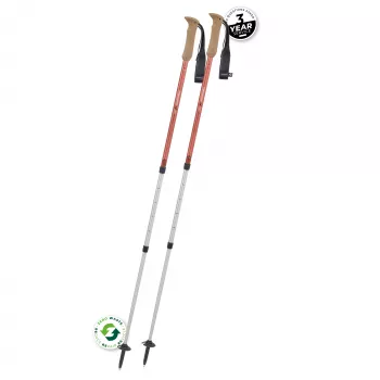 Bețe de trekking Komperdell Highlander Zero Burnt Orange (pereche)