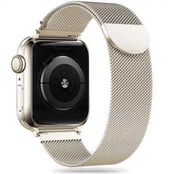 Tech-Protect Milanese Loop pentru Apple Watch 8 / 9 / 10 / 11 / SE / Ultra (44 / 45 / 46 / 49mm) - argintiu