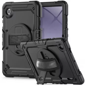 Tech-Protect Solid360 Husă pentru Samsung Galaxy Tab A9+/A11+ PLUS 11.0 X210/X215/X216/X230/X235/X236, negru