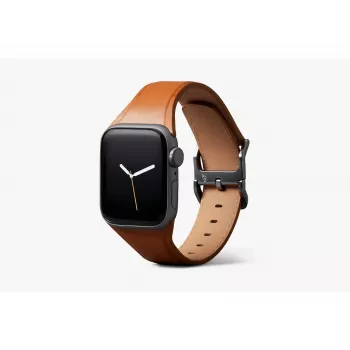 Curea Bellroy Classic din piele pentru Apple Watch, maro, 40mm, 41mm, 38mm, 42mm (Seria 10/11)