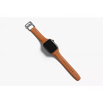 Curea Bellroy Classic din piele pentru Apple Watch, maro, 40mm, 41mm, 38mm, 42mm (Seria 10/11)