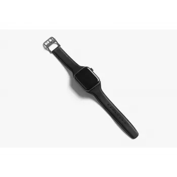 Bellroy Classic Curea din piele pentru Apple Watch, negru, 44mm, 45mm, 42mm (Series 1/2/3), 49mm, 46mm