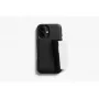 Husă Bellroy din piele cu card pentru iPhone 16, neagră
