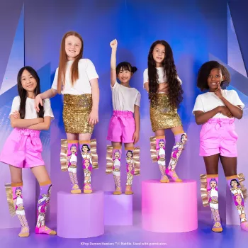 Șosete pentru copii până la genunchi MADMIA K-pop Kp003