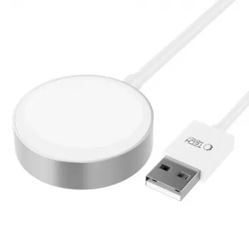Cablu de încărcare magnetic TECH-PROTECT ULTRABOOST 120cm Apple Watch Alb