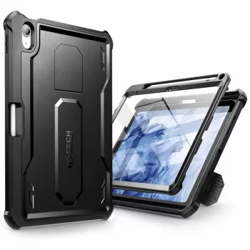 Husă Tech-Protect Kevlar Pro pentru iPad 10.9 (gen. a 10-a, 2022) / iPad 11 (2025), Negru