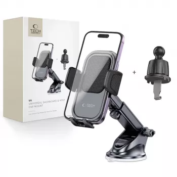 Suport auto universal de bord și ventilație TECH-PROTECT V6, negru