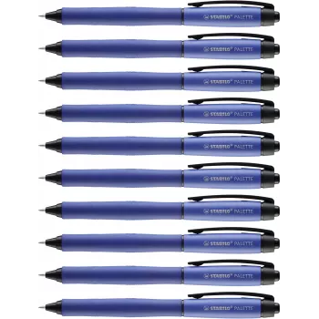 STABILO Palette Pix cu gel retractabil 0,4 mm, albastru