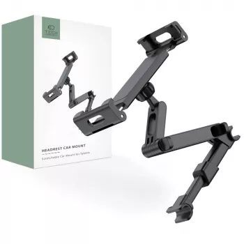 Suport auto extensibil pentru tetieră TECH-PROTECT V1, negru