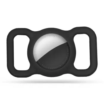 TECH-PROTECT SMOOTH PENTRU ANIMAL DE COMPANIE APPLE AIRTAG NEGRU