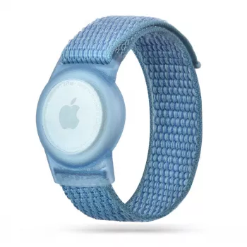 Tech-Protect Nylon pentru copii Apple AirTag Albastru
