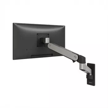 Braț de monitor Ergotron LX Pro Single - aluminiu lustruit - prindere cu clemă/gaură de birou - pentru display-uri de până la 34