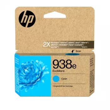 HP 938e EvoMore cartuș de cerneală original - Cyan - 20 ml - randament standard - 1 bucată
