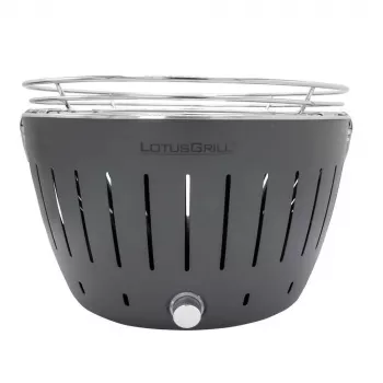 Grătar de masă cu cărbune LotusGrill G340 32 cm, antracit, cu USB