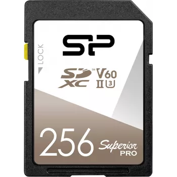 Silicon Power Superior Pro 256 GB SDXC UHS-II U3 V60 card de memorie (SP256GBSDXJV6V10)