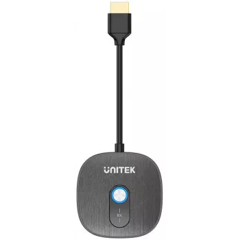 Receptor HDMI wireless suplimentar Unitek pentru emițătorul V1711A, negru