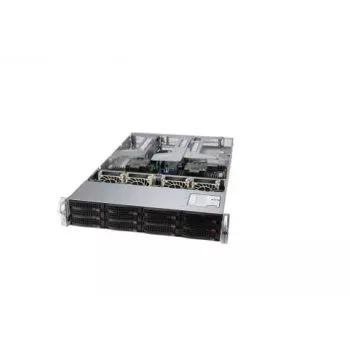 Supermicro SYS-620U-TNR 2U Rackmount Server Platform, Dual Socket LGA4188, 24x 2.5 inch Hot-Swap NVMe/SATA/SAS, 2x 10GbE, 2000W Redundant Titanium