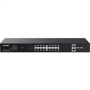 Switch Tenda TEG1120P-16-250W PoE+ unmanaged 18 porturi Gigabit 2 SFP 250W