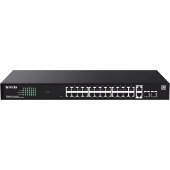 Switch Tenda TEG2228P-24-410W PoE+ managed 26x Gigabit Ethernet + 2x SFP, 410W