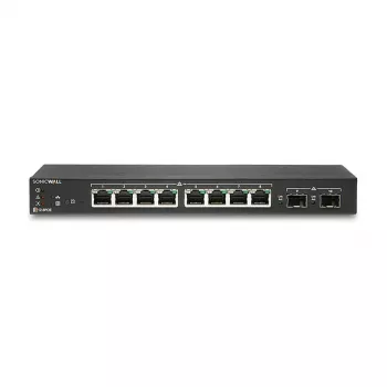 Switch SonicWall SWS12-8 - switch Gigabit Ethernet administrat - 8 x 10/100/1000 + 2 x Gigabit SFP - desktop