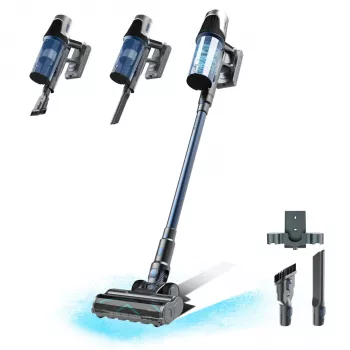 Aspirator vertical fără fir CECOTEC Conga Rockstar RS50, negru/turcoaz