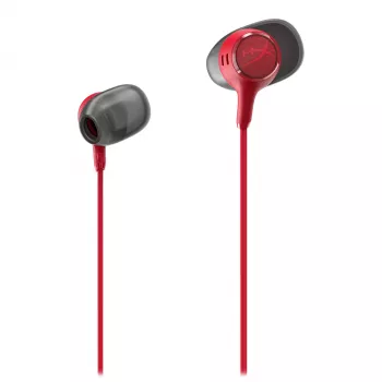 HyperX Cloud Earbuds III (roșu) - Căști gaming in-ear cu microfon în linie, drivere de 14 mm, conexiune cu fir de 3,5 mm