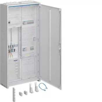 Hager ZB323T15DT Dulap universal de contorizare și distribuție IP44 15 rânduri 180 TE 3 câmpuri alb