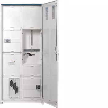 Hager universN FP82W5N Dulap transformator/contorizare 1250x550x205mm 1 câmp contor APZ NAR NH00 SUT
