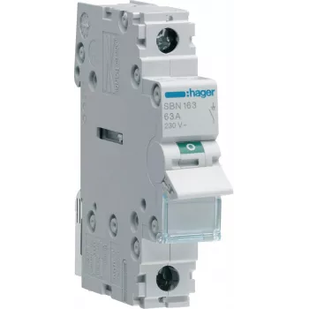 HAGER SBN163 Separator modular 1P 63A 1 modul