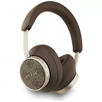 Căști wireless on-ear Guess Bluetooth 4G Classic Logo - maro